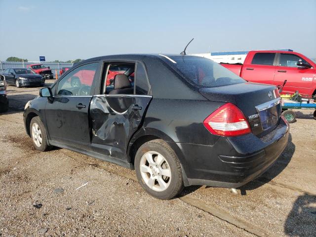 3N1BC11E07L447332 - 2007 NISSAN VERSA S BLACK photo 2