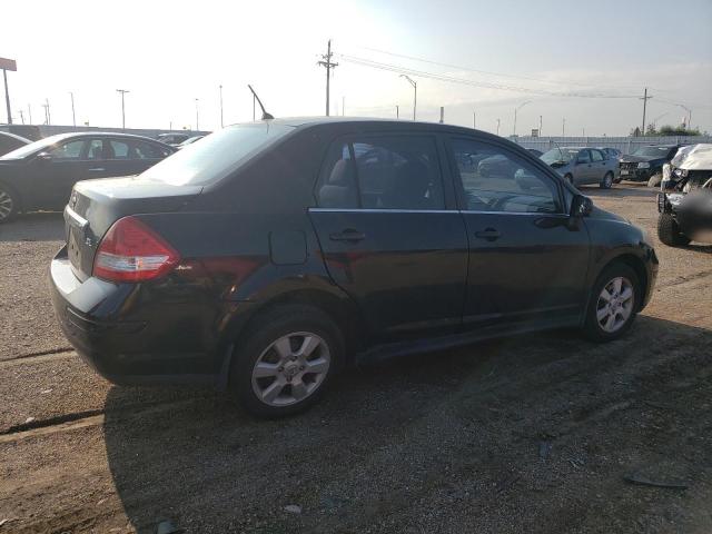 3N1BC11E07L447332 - 2007 NISSAN VERSA S BLACK photo 3