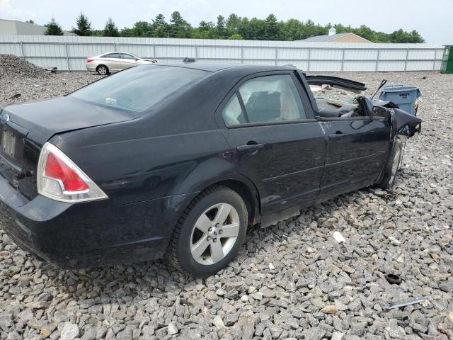 3FAHP07Z18R127747 - 2008 FORD FUSION SE BLACK photo 3