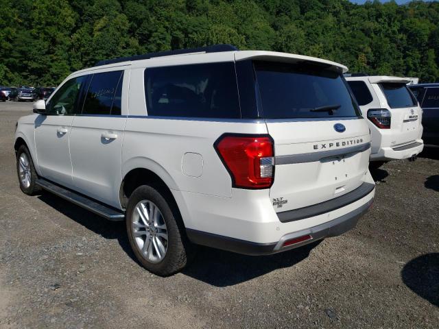 1FMJK1JT8NEA07104 - 2022 FORD EXPEDITION MAX XLT WHITE photo 2