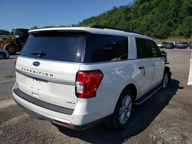 1FMJK1JT8NEA07104 - 2022 FORD EXPEDITION MAX XLT WHITE photo 3