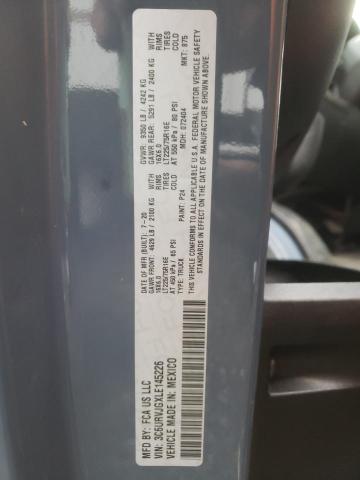 3C6URVJGXLE145226 - 2020 RAM PROMASTER 3500 HIGH 蓝色 照片 10