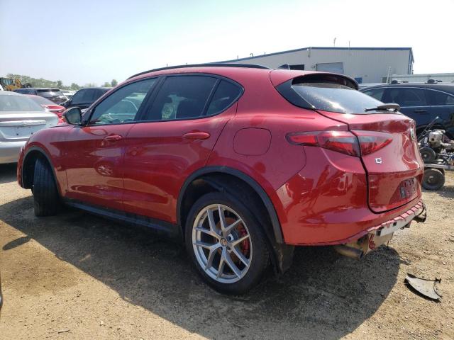 ZASFAKNN8J7C01670 - 2018 ALFA ROMEO STELVIO TI SPORT RED photo 2