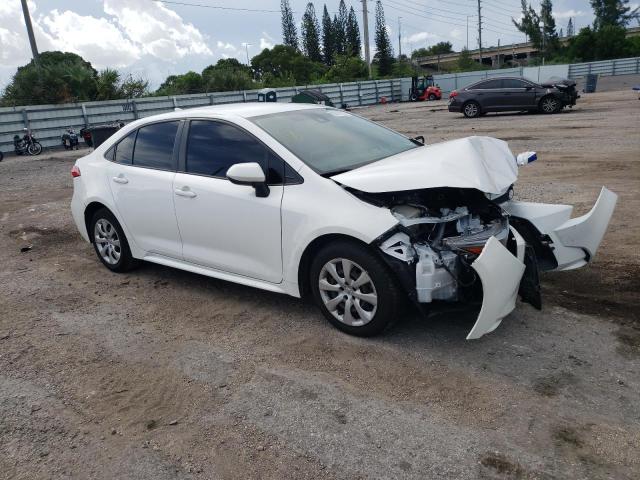 JTDEPMAE0MJ122280 - 2021 TOYOTA COROLLA LE WHITE photo 4