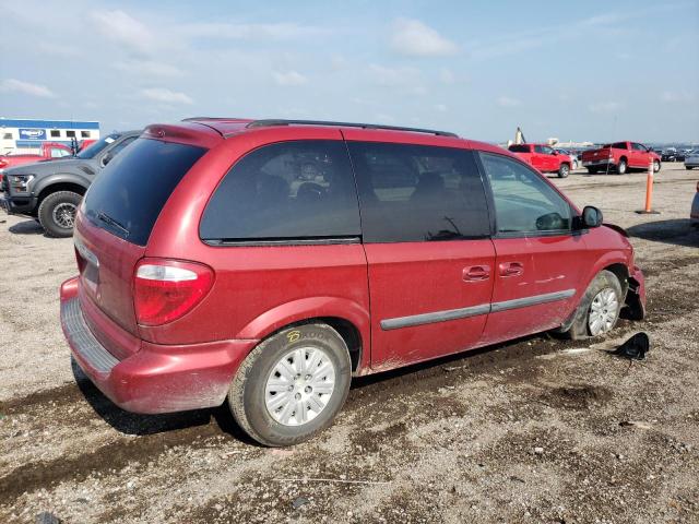 1A4GJ45R77B246210 - 2007 CHRYSLER TOWN & COU LX RED photo 3