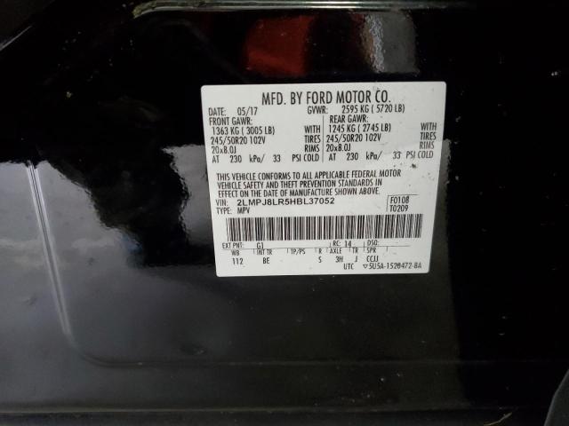 2LMPJ8LR5HBL37052 - 2017 LINCOLN MKX RESERVE Қара фото 14