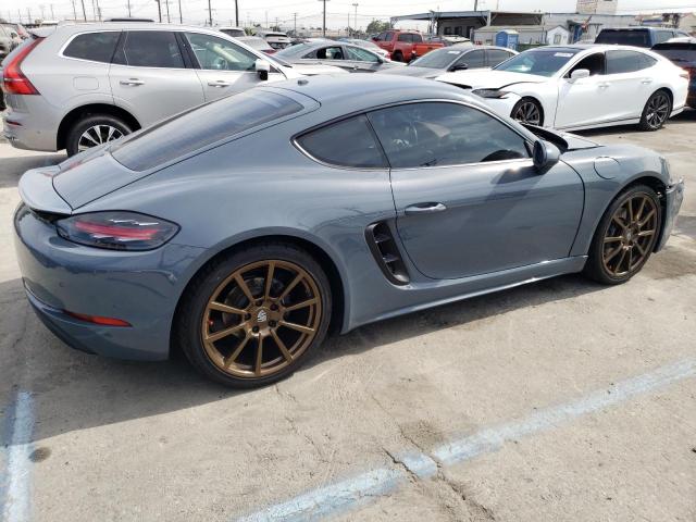 WP0AA2A8XHS270743 - 2017 PORSCHE CAYMAN GRAY photo 3