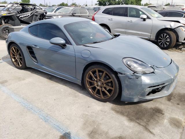 WP0AA2A8XHS270743 - 2017 PORSCHE CAYMAN GRAY photo 4