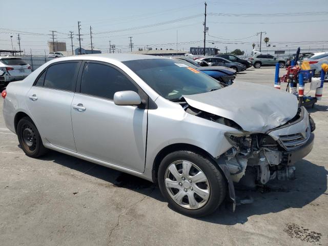 5YFBU4EE0DP129926 - 2013 TOYOTA COROLLA BASE SILVER photo 4