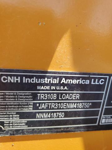 JAFTR310ENM418750 - 2022 CASE TR310 ORANGE photo 10