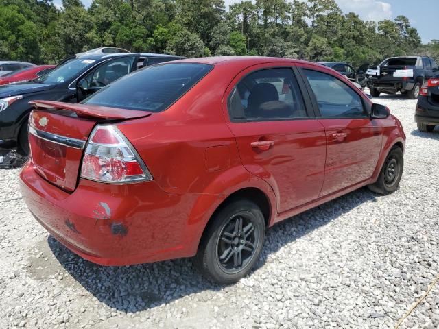 KL1TD56E59B313233 - 2009 CHEVROLET AVEO LS 勃艮第红 照片 3