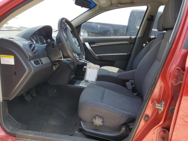 KL1TD56E59B313233 - 2009 CHEVROLET AVEO LS 勃艮第红 照片 7