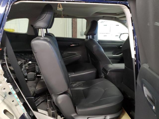 5TDGZRBH2MS145264 - 2021 TOYOTA HIGHLANDER XLE Կապույտ լուսանկար 11