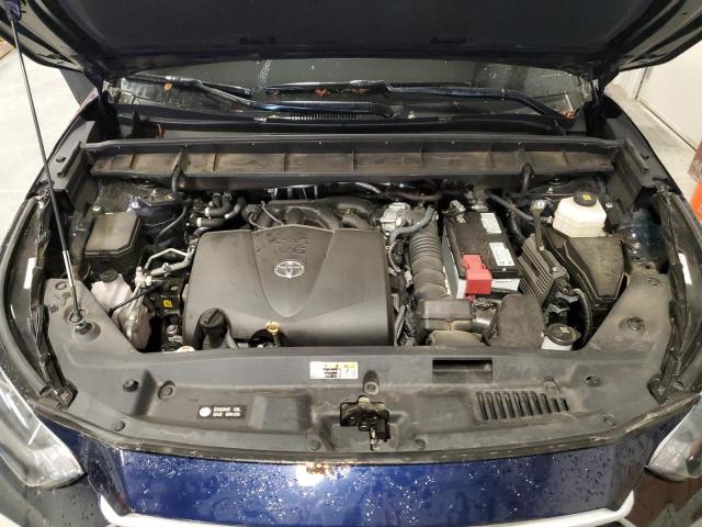 5TDGZRBH2MS145264 - 2021 TOYOTA HIGHLANDER XLE Կապույտ լուսանկար 12