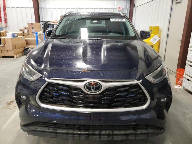 5TDGZRBH2MS145264 - 2021 TOYOTA HIGHLANDER XLE Կապույտ լուսանկար 5