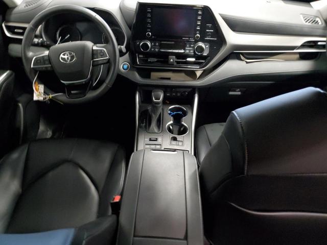 5TDGZRBH2MS145264 - 2021 TOYOTA HIGHLANDER XLE Կապույտ լուսանկար 8