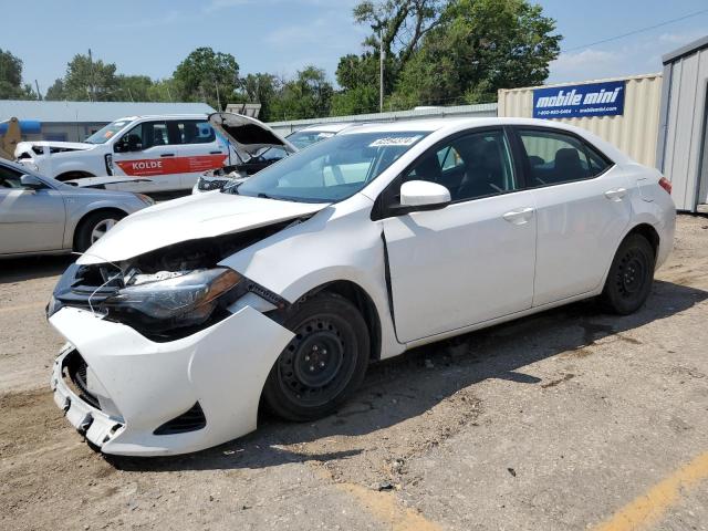 2T1BURHE3JC123316 - 2018 TOYOTA COROLLA L WHITE photo 1