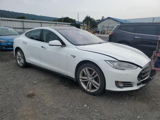 5YJSA1CNXDFP20674 - 2013 TESLA MODEL S Սպիտակ լուսանկար 4