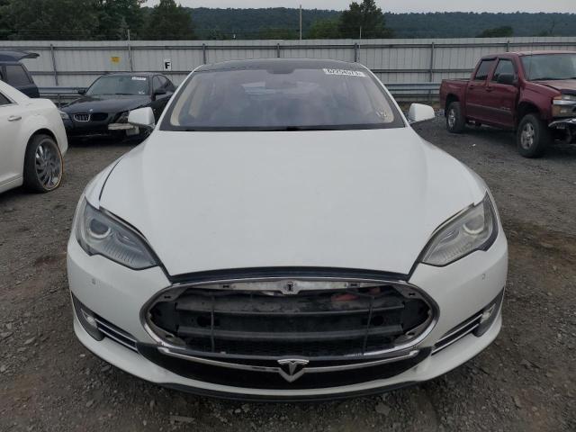 5YJSA1CNXDFP20674 - 2013 TESLA MODEL S Սպիտակ լուսանկար 5