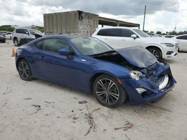 JF1ZNAA10F8705189 - 2015 TOYOTA SCION FR-S BLUE photo 4