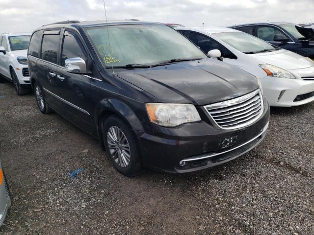 2C4RC1CG0ER455540 - 2014 CHRYSLER TOWN & COU TOURING L BLACK photo 1