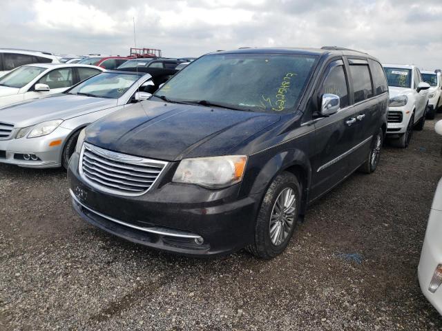 2C4RC1CG0ER455540 - 2014 CHRYSLER TOWN & COU TOURING L BLACK photo 2