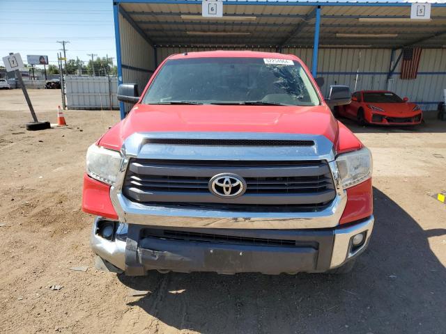 5TFUW5F17EX360863 - 2014 TOYOTA TUNDRA DOUBLE CAB SR/SR5 RED photo 5
