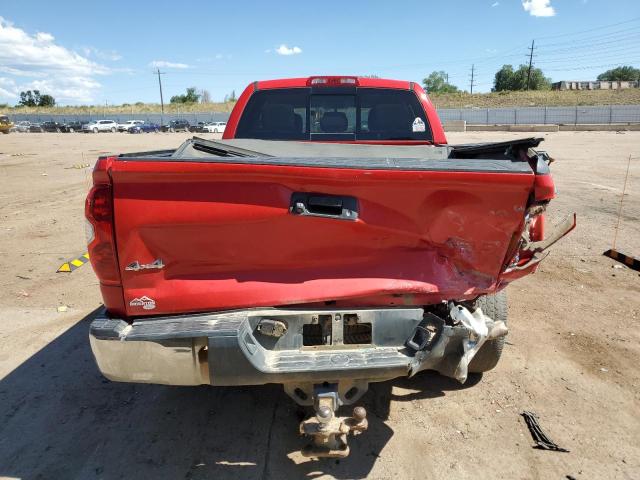 5TFUW5F17EX360863 - 2014 TOYOTA TUNDRA DOUBLE CAB SR/SR5 RED photo 6