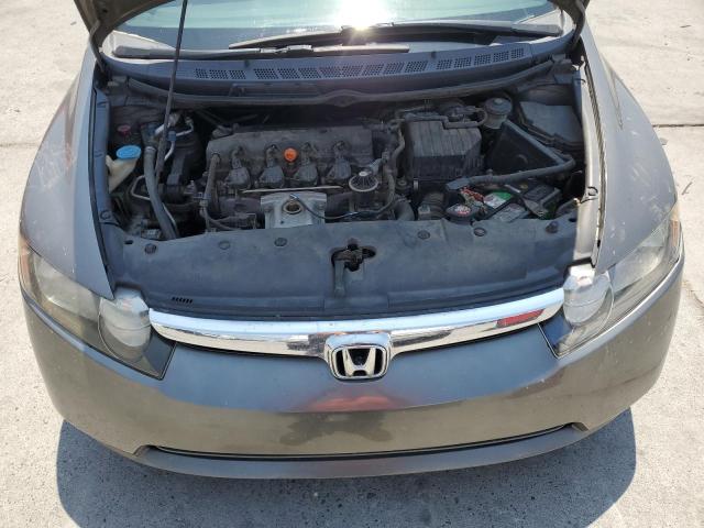 1HGFA165X6L040689 - 2006 HONDA CIVIC LX GRAY photo 11