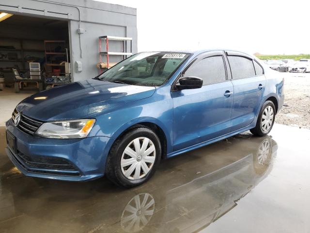 3VW267AJ8GM354912 - 2016 VOLKSWAGEN JETTA S BLUE photo 1