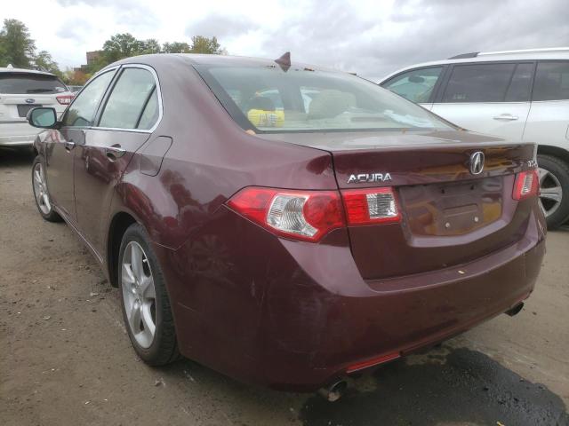 JH4CU2F68AC000724 - 2010 ACURA TSX MAROON photo 3