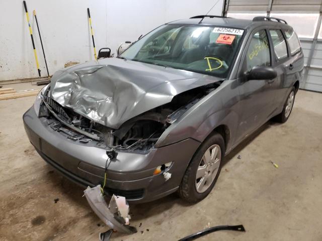 1FAFP36N07W121232 - 2007 FORD FOCUS ZXW GRAY photo 2