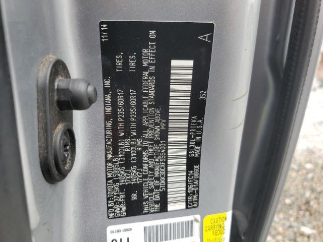 5TDKK3DCXFS554001 - 2015 TOYOTA SIENNA LE SILVER photo 13