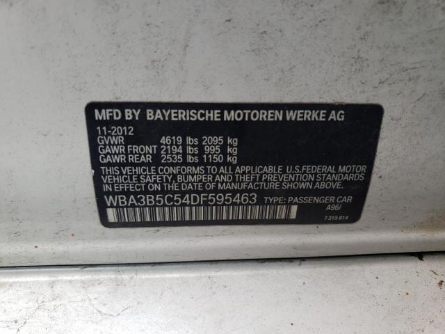 WBA3B5C54DF595463 - 2013 BMW 328 XI SULEV WHITE photo 12