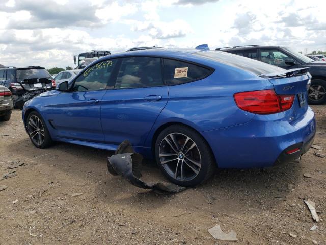 WBA3X9C5XED153373 - 2014 BMW 335 XIGT BLUE photo 2