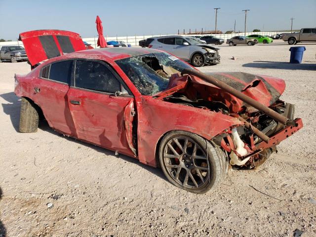 2C3CDXGJ8KH734526 - 2019 DODGE CHARGER SCAT PACK RED photo 4