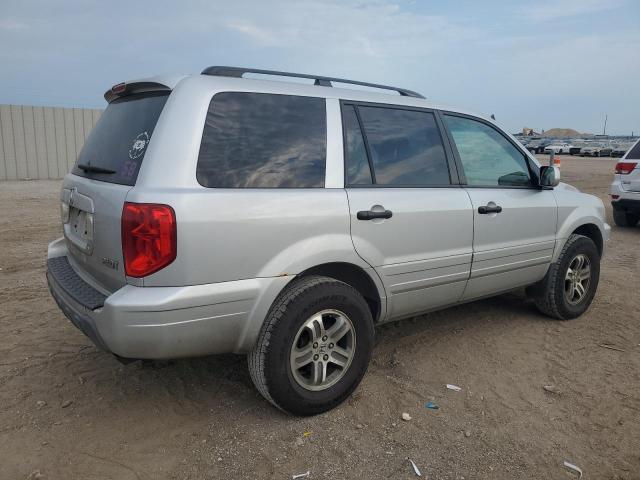 2HKYF18624H555931 - 2004 HONDA PILOT EXL SILVER photo 3