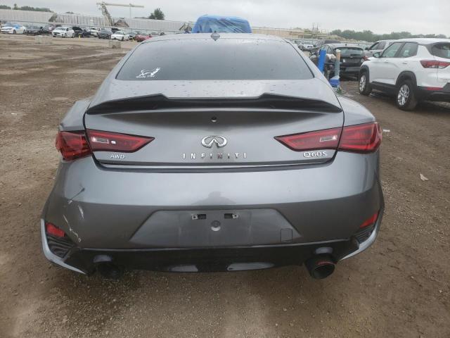 JN1EV7EL7JM390773 - 2018 INFINITI Q60 LUXE 300 GRAY photo 6