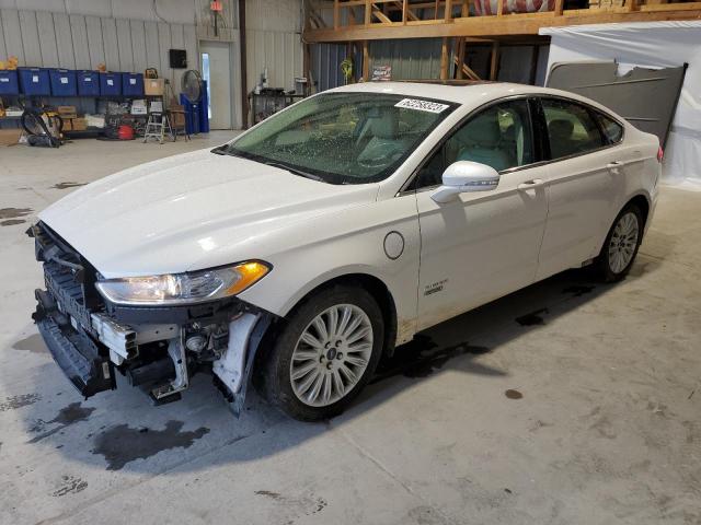 3FA6P0PU6DR308803 - 2013 FORD FUSION SE PHEV WHITE photo 1