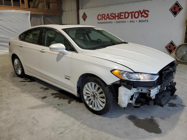 3FA6P0PU6DR308803 - 2013 FORD FUSION SE PHEV WHITE photo 4