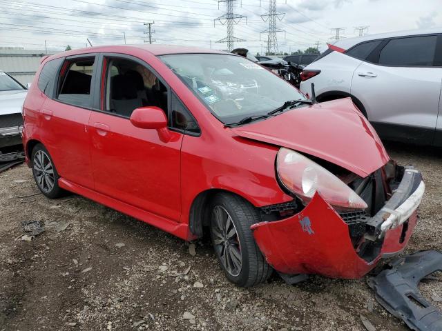 JHMGD38657S004944 - 2007 HONDA FIT S 红色 照片 4