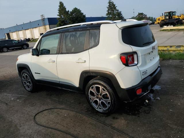 ZACCJBDT0FPB56408 - 2015 JEEP RENEGADE LIMITED WHITE photo 2