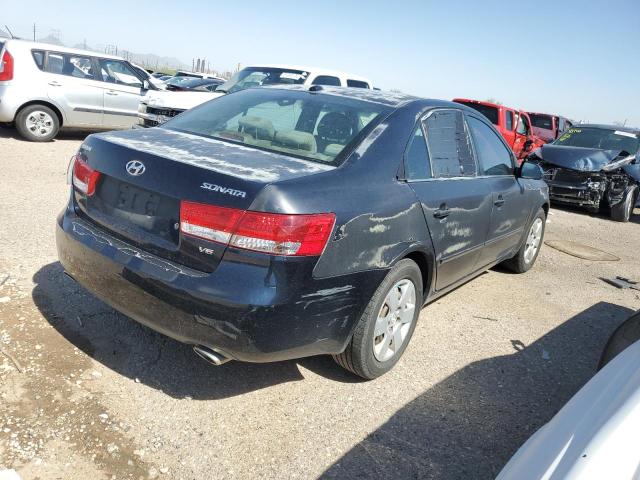 5NPET46F88H308855 - 2008 HYUNDAI SONATA GLS BLACK photo 3