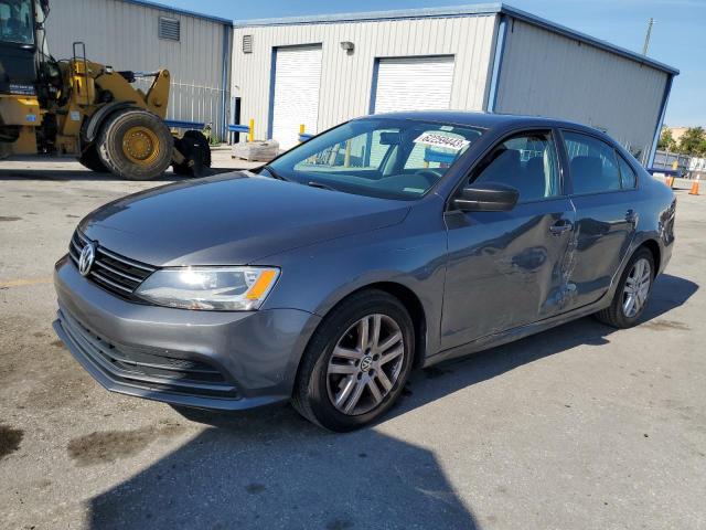 3VW2K7AJ3FM217306 - 2015 VOLKSWAGEN JETTA BASE 灰色 照片 1