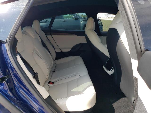 5YJSA1E63MF451133 - 2021 TESLA MODEL S Կապույտ լուսանկար 10