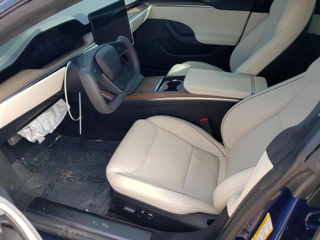 5YJSA1E63MF451133 - 2021 TESLA MODEL S Կապույտ լուսանկար 7