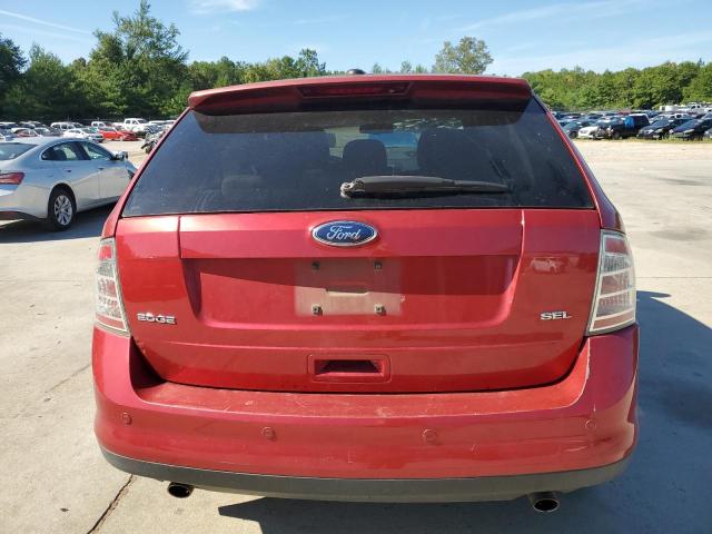 2FMDK3JC9ABA32513 - 2010 FORD EDGE SEL RED photo 6