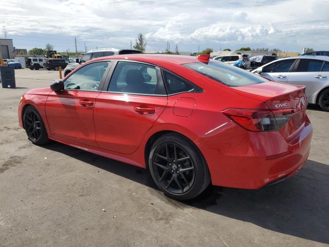 2HGFE2F56NH570177 - 2022 HONDA CIVIC SPORT RED photo 2