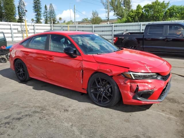 2HGFE2F56NH570177 - 2022 HONDA CIVIC SPORT RED photo 4