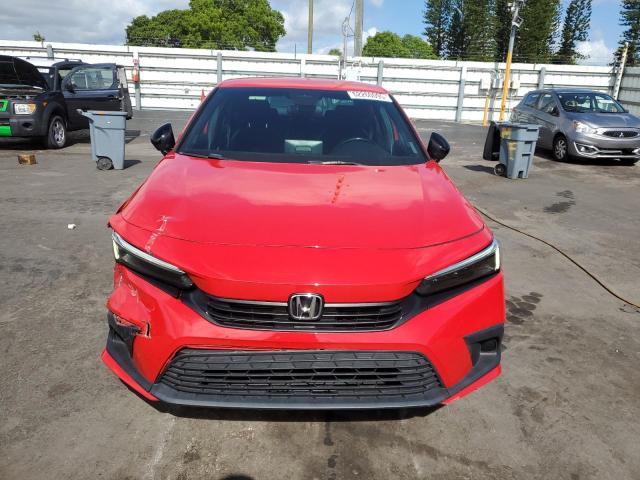 2HGFE2F56NH570177 - 2022 HONDA CIVIC SPORT RED photo 5